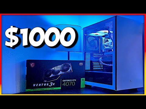 $1000 Gaming PC Build Guide - RTX 4070 & 13100 + Benchmarks