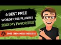 6 Best FREE WordPress Plugins 2022 [My Favorites]