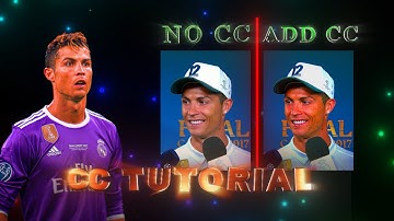 4K Quality CC | After Effects Tutorial | Football Edits