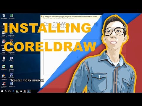 Install CorelDraw X7 di Windows 10