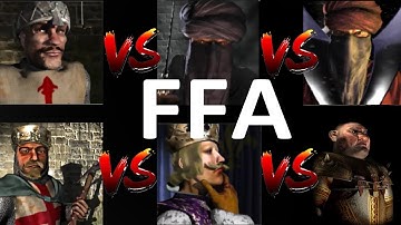 SHERIFF VS CALIPH VS WAZIR VS LIONHEART VS PHILIPP VS PIG | Stronghold Crusader