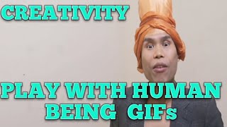 Playing with Human Being GIFs
