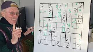 Sudoku Tutorial #97  a puzzle for all levels.  Includes finned X wing.