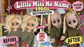 I Restored These Forgotten 1960s Little Miss No-Name Dolls! | Vintage Doll Restoration