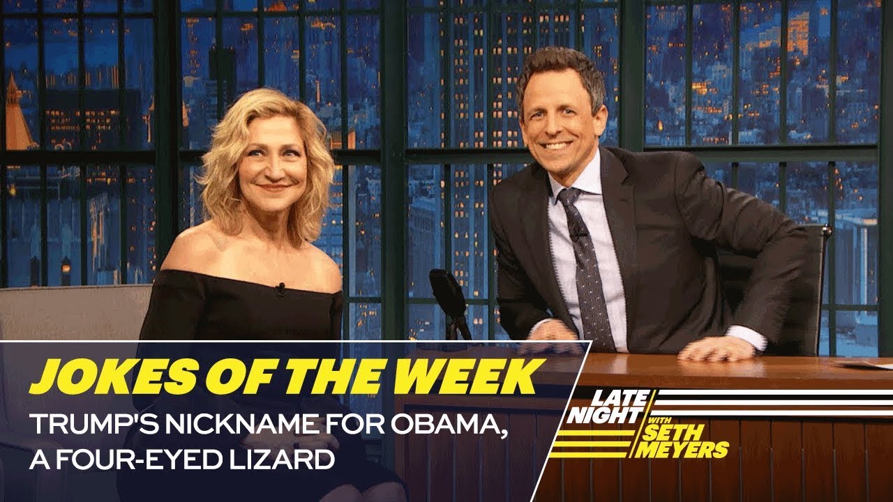bill hader the office Seth's Favorite Jokes of the Week: Trump's Nickname for Obama, a Four-Eyed Lizard