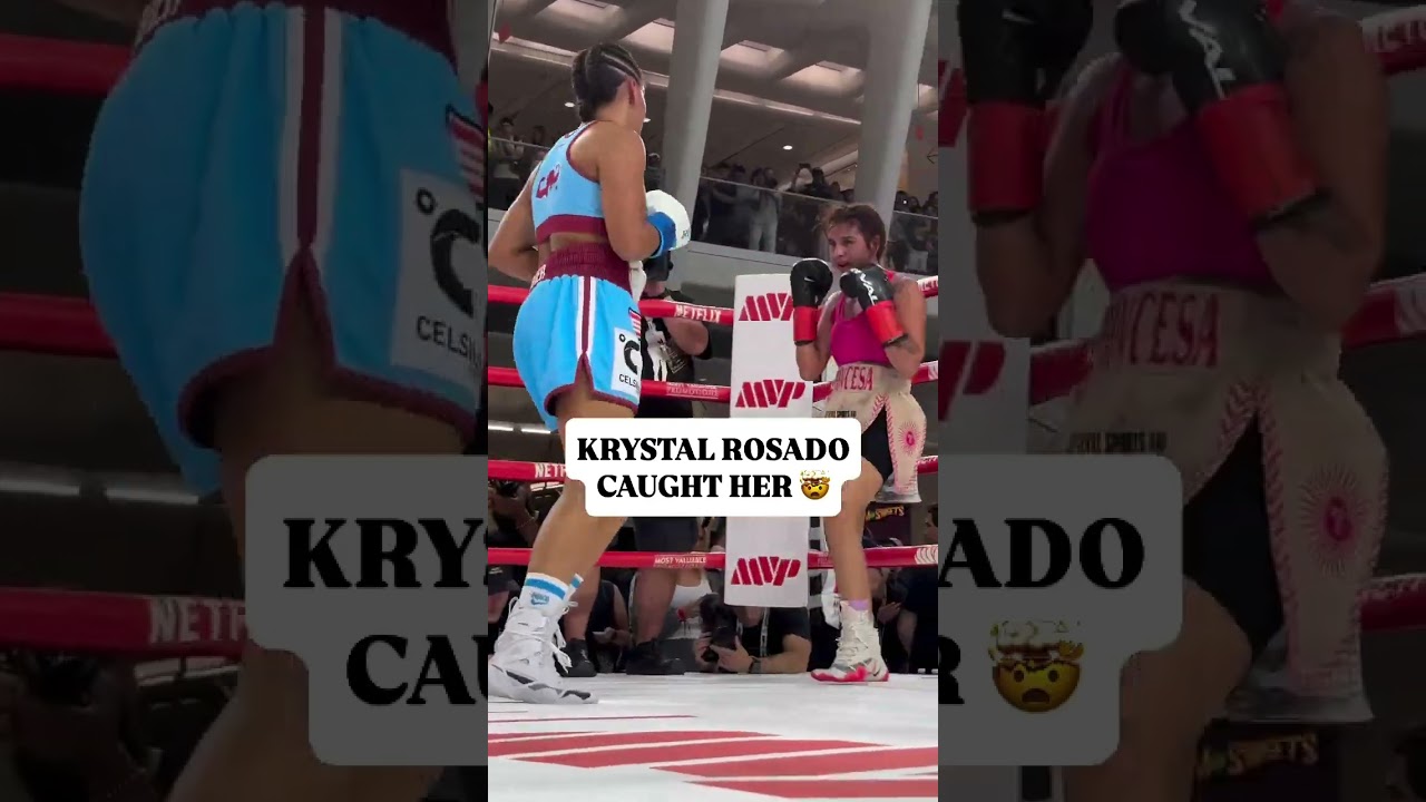 KRYSTAL ROSADO THROWING HEATTT 🔥🥊 AT THE 