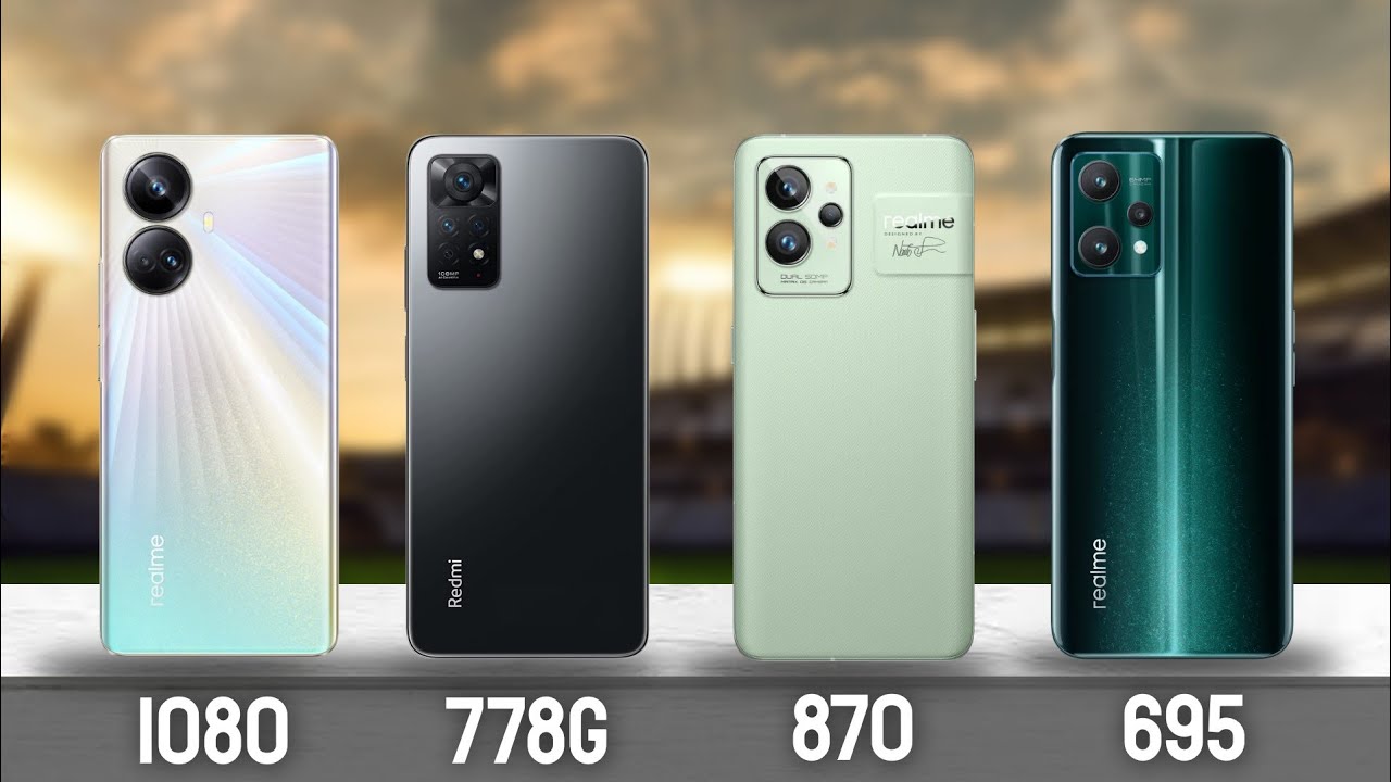 Dimensity 1080 Vs Snapdragon 778G Vs Snapdragon 870 Vs Snapdragon 695 