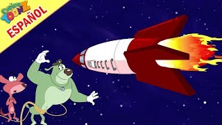 Rat-Ataque en español |Astronave Persecución Hermanos Raton |Dibujos Animados para Niños|CaricaToonz