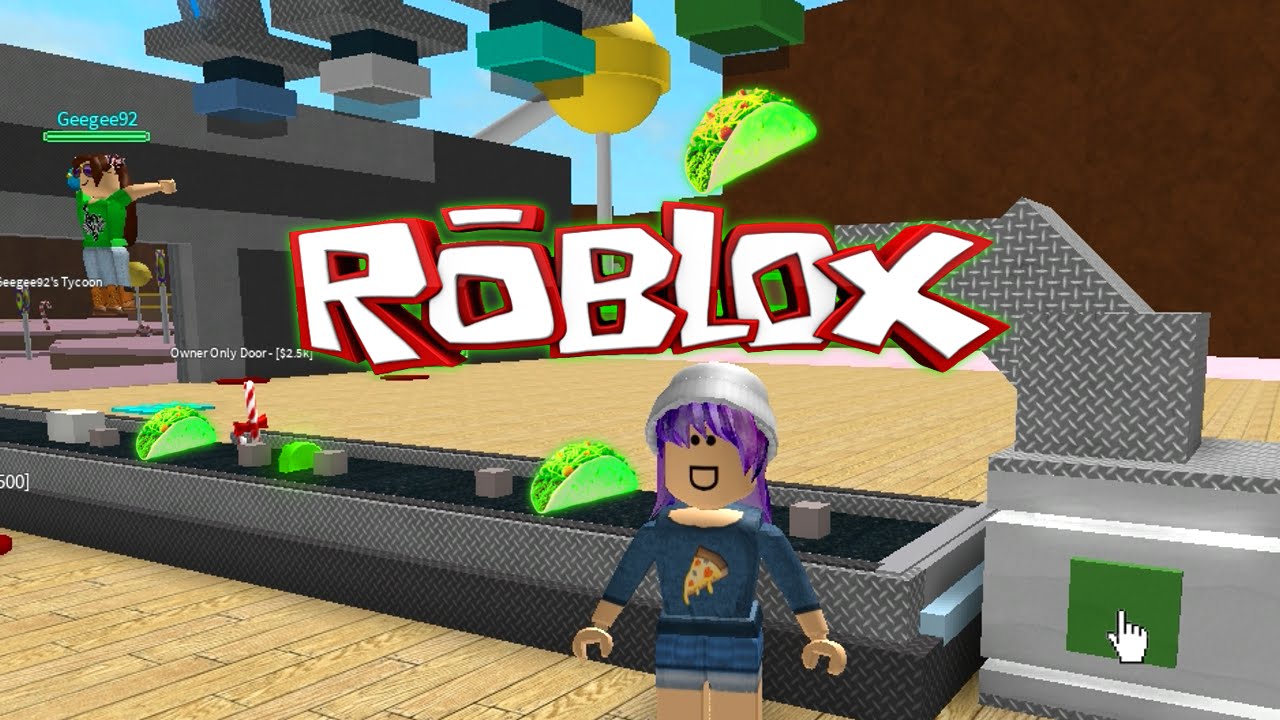 Roblox Candy Factory Tycoon Glowing Green Tacos Youtube - roblox chocolate factory tycoon youtube