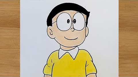 How to draw Nobita step by step| How to draw Nobita from Doraemon|Nobita drawing easy|