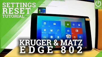 How to Reset Settings in KRUGER & MATZ EDGE 802 - Uninstall Apps