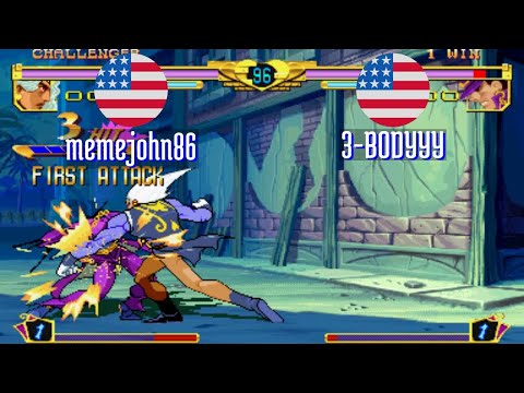 FT3 @jojobanr1: memejohn86 (US) vs 3-BODYYY (US) [JoJo HFTF jojoban Fightcade] Jan 13