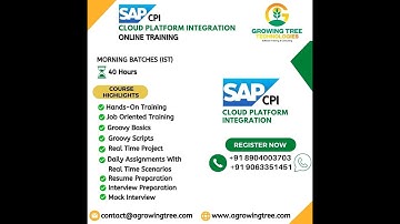 GROWING TREE TECHNOLOGIES - SAP CPI DEMO VIDEO