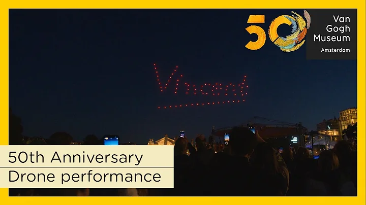 Van Gogh Museum 50th Anniversary || Illuminating The Night Sky With 200 Drones - DayDayNews