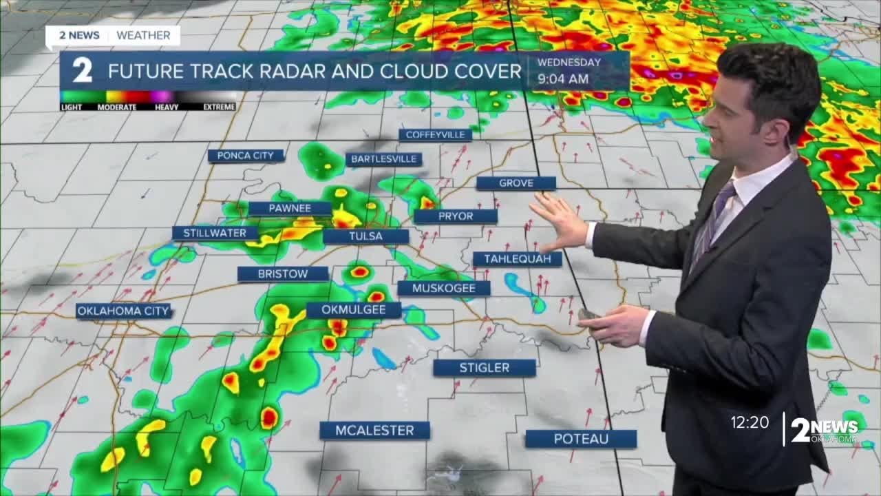 More showers on the way Wednesday - YouTube