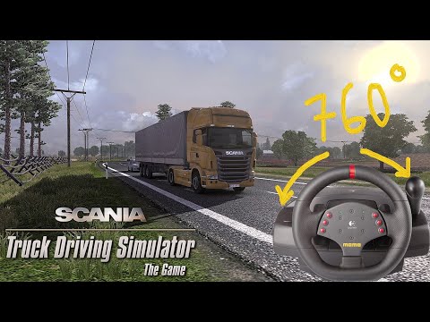 Change Mod Logitech Momo 900 Degree To 760 Degree - Scania Truck Driving Simulator