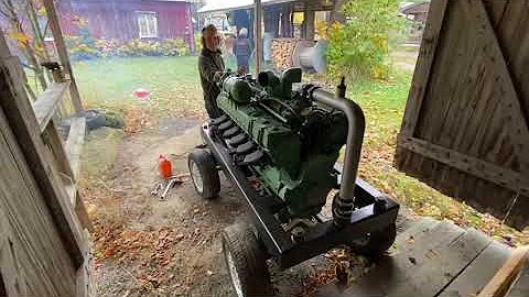 Rolls-Royce Meteor Tank Engine Start Up