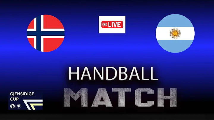 Norway vs Argentia handball match Gjensidige Cup 2024 Replay