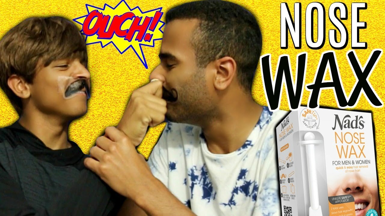 NOSE HAIR WAX? OUCH! Blair Thompson