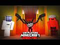 100 Players Simulate Minecraft's Backrooms!