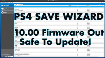 PS4 Save Wizard Update - 10.00 Firmware Released | Ok To Update System!💥