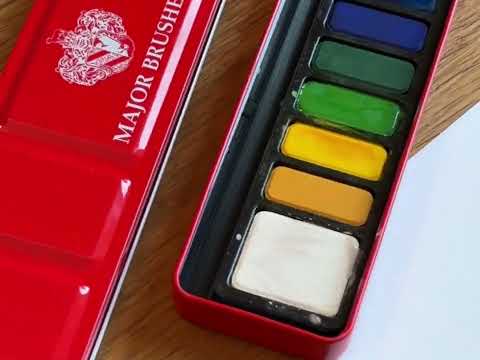 Paint a simple watercolour rainbow with us 🌈 - video from KCS Education