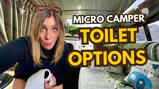 Vanlife Solo Female Micro Camper Toilet Options