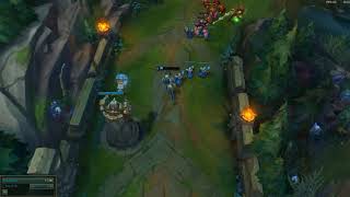 How to bait an ennemy when you are low.