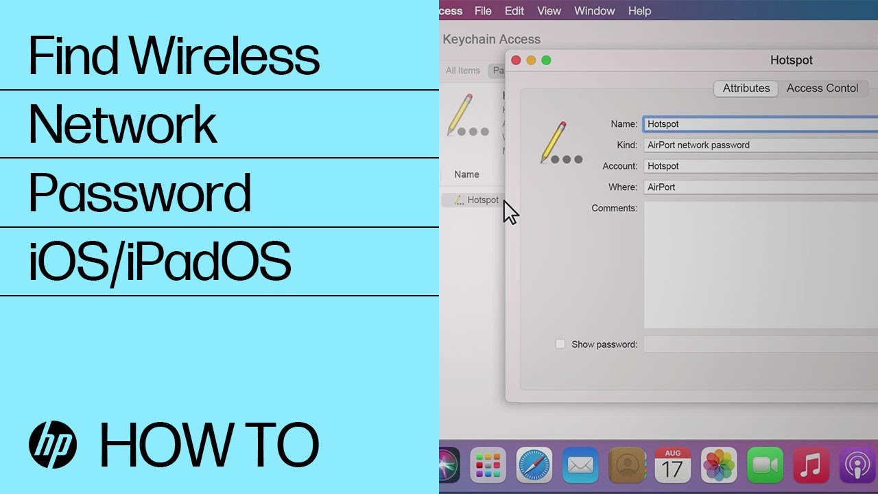 How to Find the iOS/iPadOS Wireless Network Password