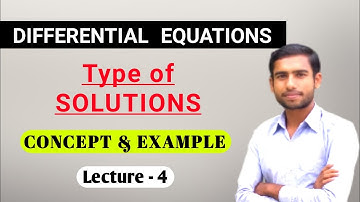 Differential Equations | Types Of Solution Of Differential Equation In Bengali | Sabbir Mathematics