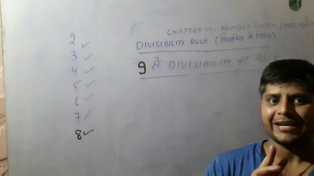 Divisibility Rule 8,9 RS AGRAWAL MATH chapter 1 YouTube