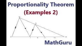 Proportionality Theorem | Grade 12 | Examples 2