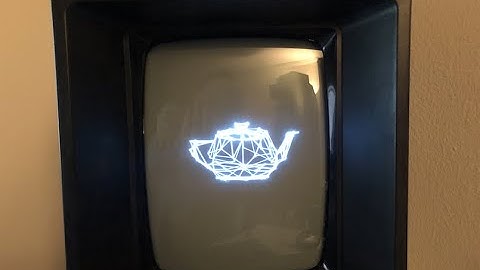 Utah Teapot on the Vectrex (Part 1)