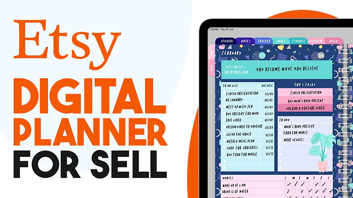 Create a Profitable Digital Planner for Etsy in 2023