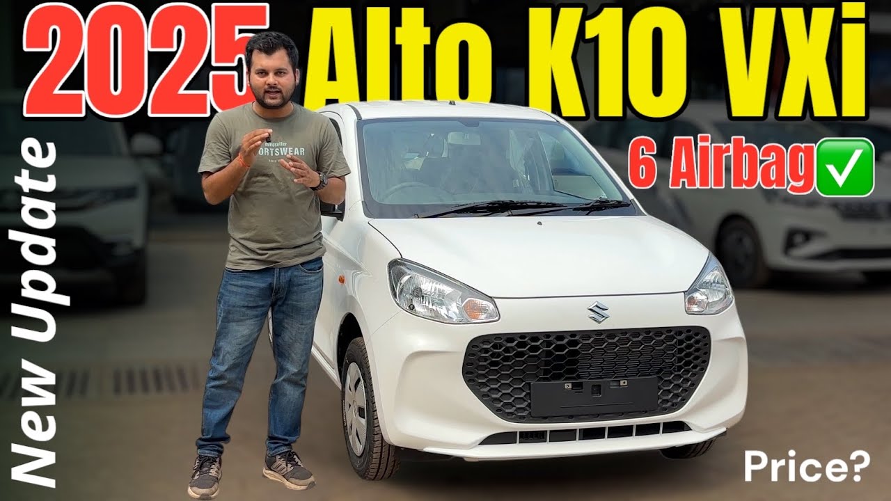 New Update! Alto K10 New Model 2025🔥 | New Alto k10 with 6 airbag as ...