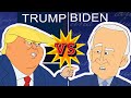 Trump vs Biden | Cartoon Rap Battle