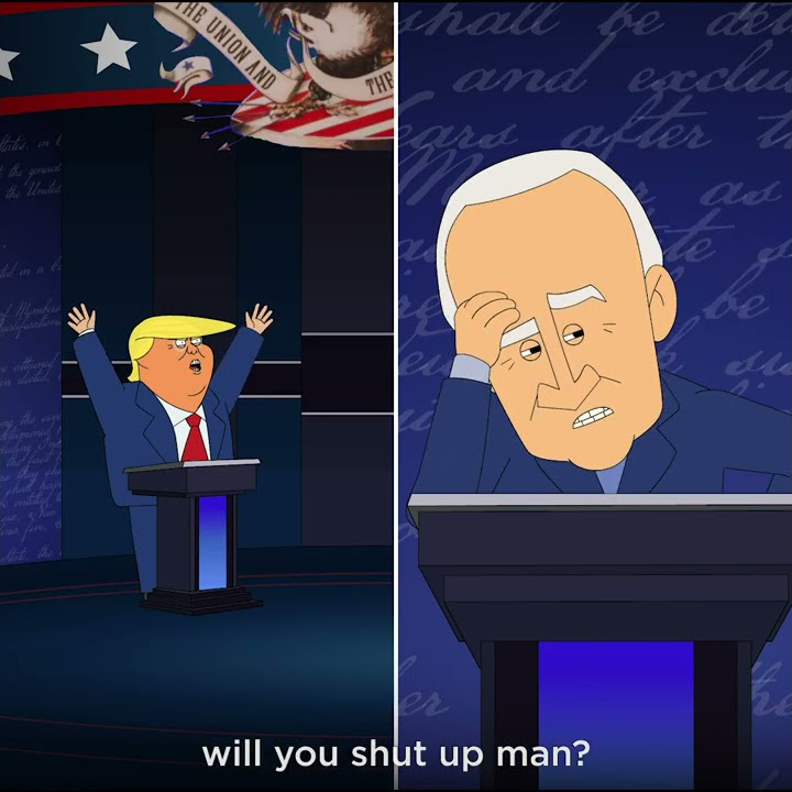 Trump vs Biden | Cartoon Rap Battle