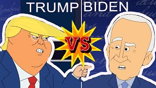 Trump vs Biden | Cartoon Rap Battle