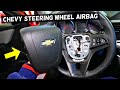 HOW TO REMOVE REPLACE STEERING WHEEL AIRBAG ON CHEVROLET CRUZE SONIC TRAX EQUINOX MALIBU CAMARO