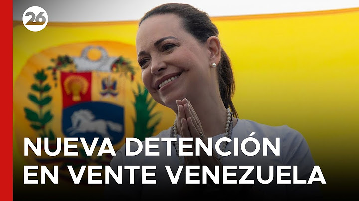 VENEZUELA | María Corina Machado's party denounced the arrest of another leader.