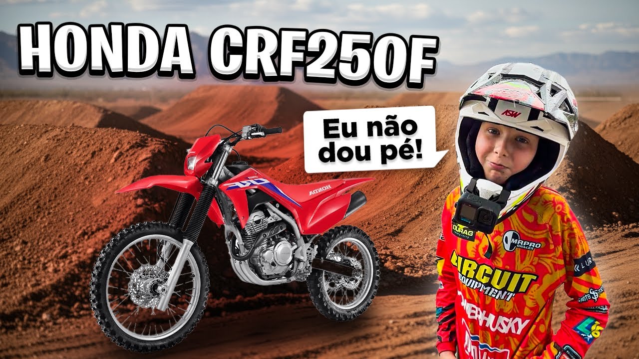APRENDENDO A ANDAR DE CRF 250