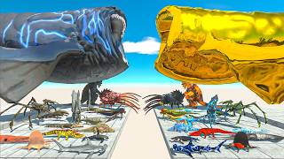 Ocean War: The Bloop Team vs Golden Bloop Sea Monsters - Animal Revolt Battle Simulator screenshot 5