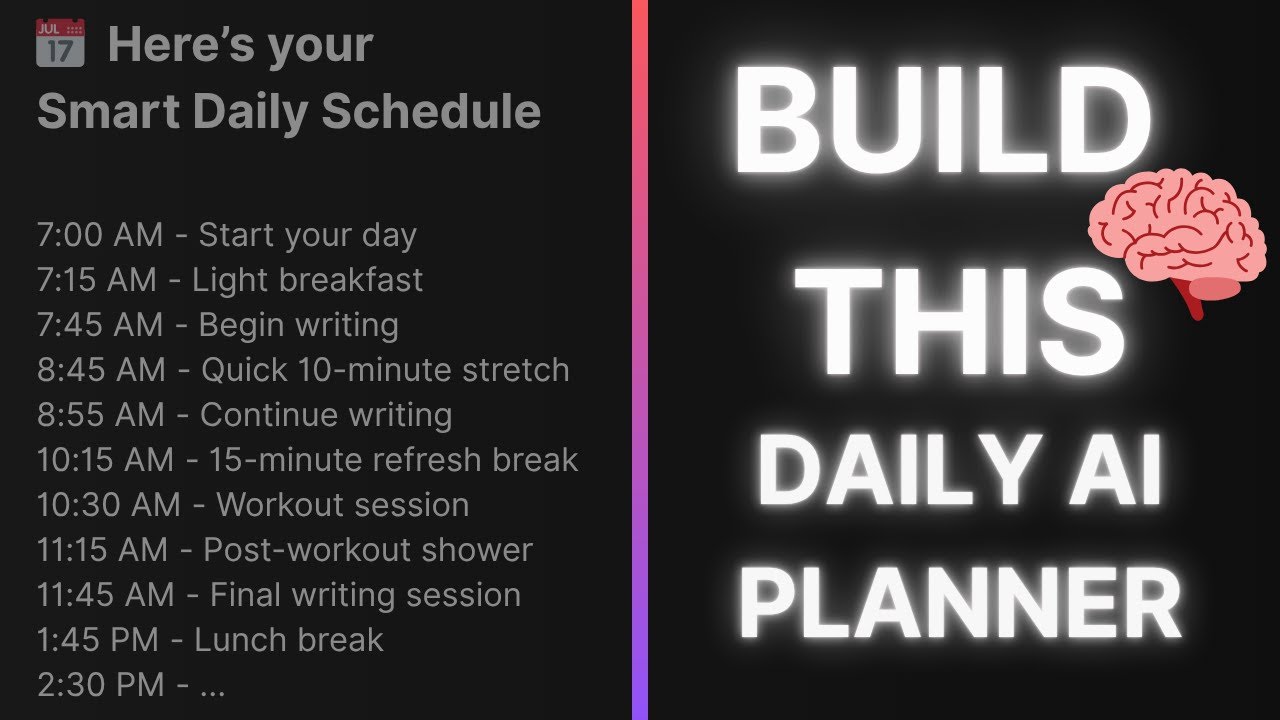 Build a Smart AI Planner in Minutes