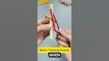 Brain-Teasing Puzzle🤔 Can You Remove The Ring in Just 3 Seconds?