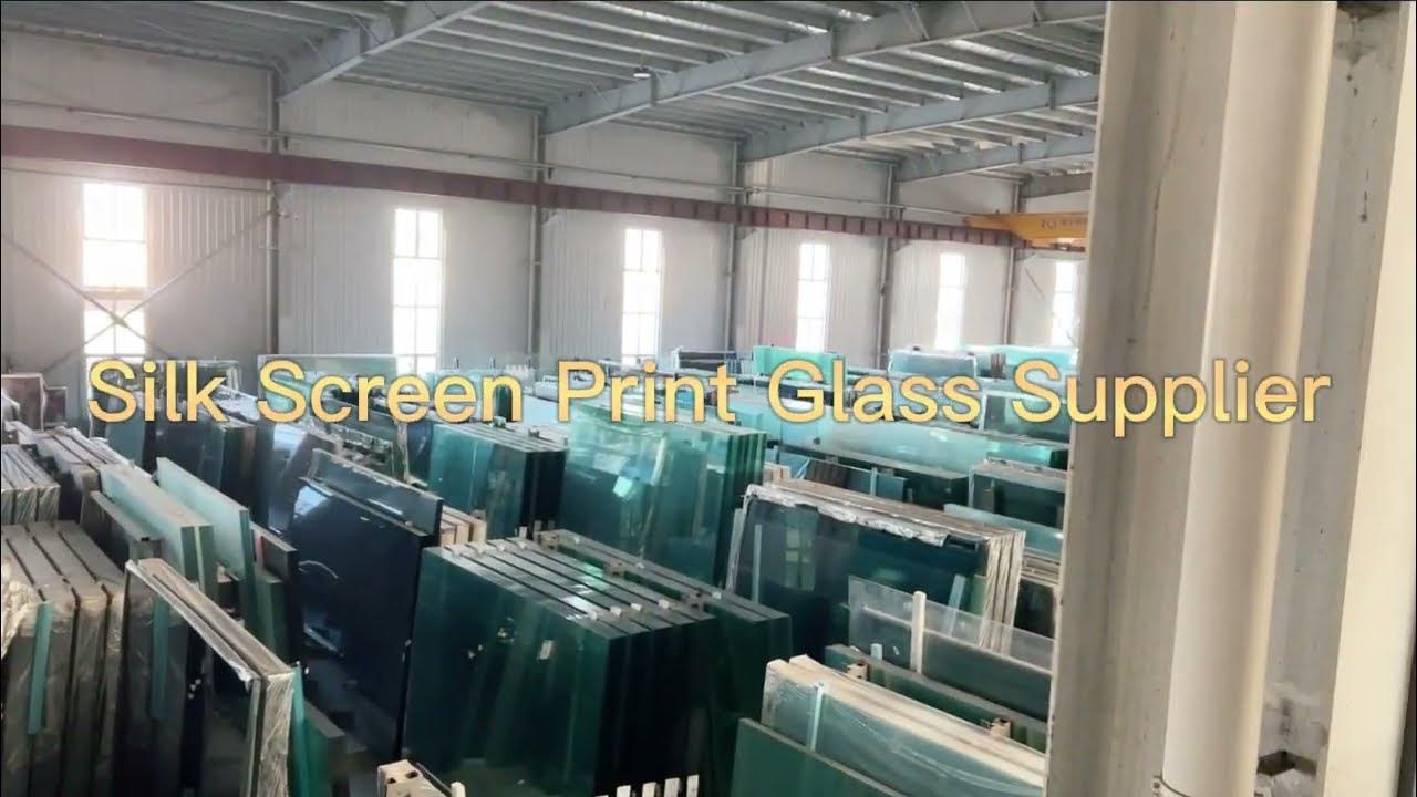 Silk Screen Print Glass Supplier YouTube