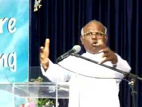 Praise the Lord! This is a part of the message that pastor had given on 2 march 2008 at Fort Of Praise (church in South India with more than 8000 active beli...