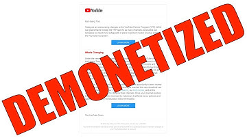 YOUTUBE  DEMONETIZED MY CHANNEL | YouTube Partner Program Update 2018