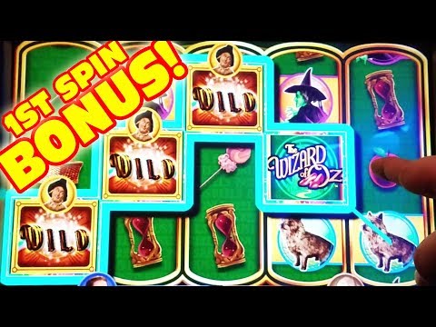 FIRST SPIN SLOT BONUS!!!  ★  THE YELLOW BRICK ROAD TO RED ROCK