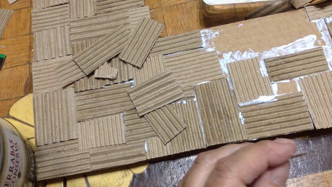 Moldura de papelão - Acabamento