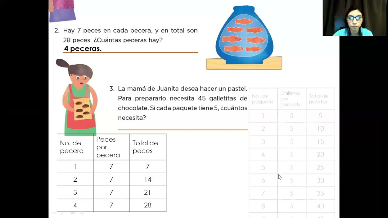 Desafíos Matemáticos Lección 45 Repartos agrupados Tercer Grado